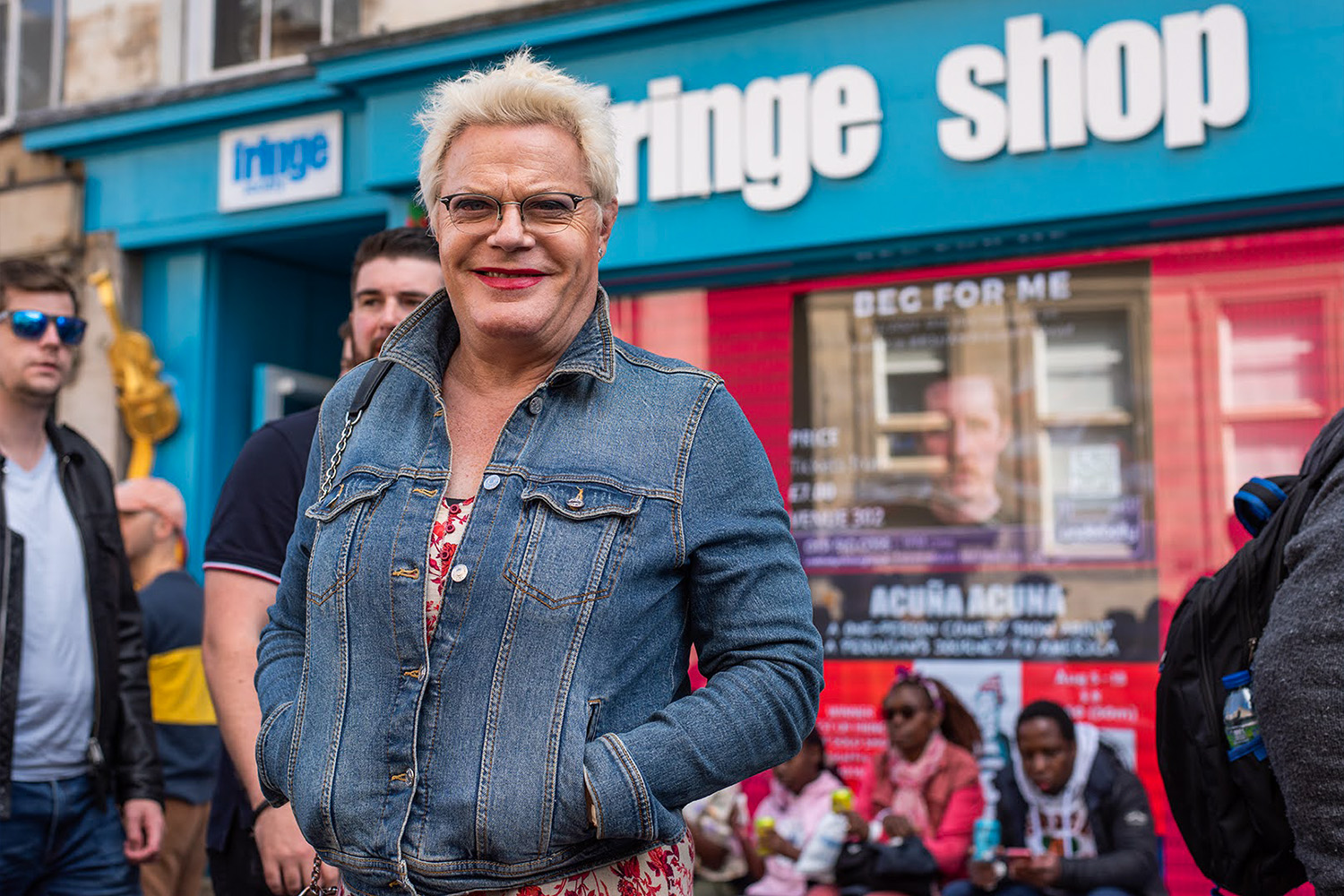 Suzy Eddie Izzard 2022, Fringe Shop, DMH